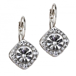 Tiffany Legacy Style Austrian Crystal Lever Back Earrings