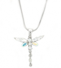 austrian crystal dragonfly necklace