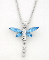 austrian crystal dragonfly necklace