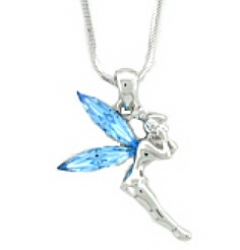 austrian crystal tinker bell necklace