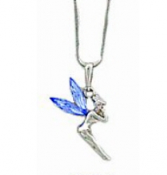 austrian crystal tinker bell necklace