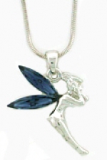 austrian crystal tinker bell necklace