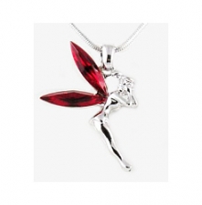 austrian crystal tinker bell necklace