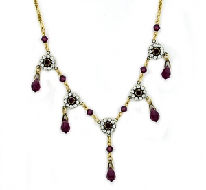 vintage austrian crystal necklace