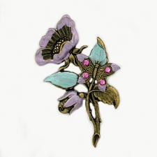 fashion jewelry flower brooch