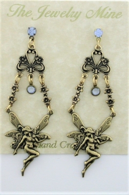 Vintage Reproduction Fairy Chandelier Earrings