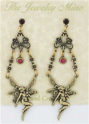 Vintage Reproduction Fairy Chandelier Earrings