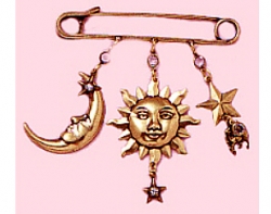 celestial fashion charm pin