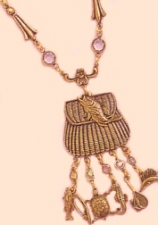 victorian style nautical necklace