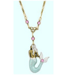 mermaid fashion necklace