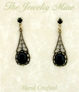 Vintage Victorian Style Filigree Earrings