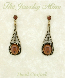 Vintage Victorian Style Filigree Earrings