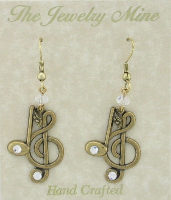 Music Note Earrings