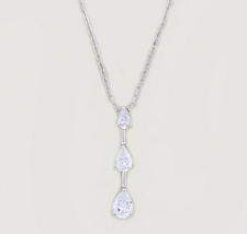 past present future cz necklace