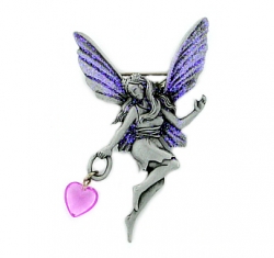 vintage fashion fairy pin